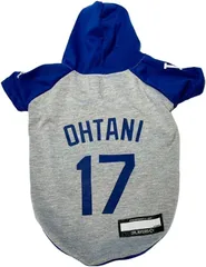 MLB公式 ロサンゼルス ドジャース 大谷翔平選手モデル ユニフォーム 野球 パーカー M