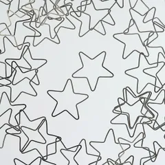 レジン　フレーム　星　シルバー　50個　23x24　スター　空枠　AP2131