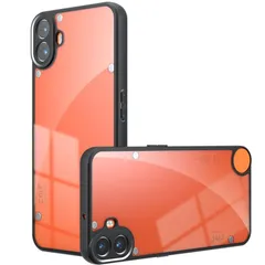 新品 FINON Nothing CMF Phone 1 ケース カバー スマホケース クリア クリアケース ハイブリッド ケース 指紋認証可能モデル 耐衝撃 シンプル (クリア（バックパネルカラー）)