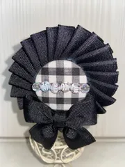 ロゼット【黒･目黒蓮】リボンver