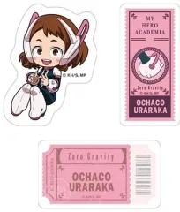 【中古】シール・ステッカー 麗日お茶子 ダイカットステッカーセット(3枚組) 「僕のヒーローアカデミア」