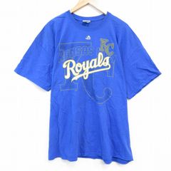 マジェスティック カージナルス 半袖Tシャツ ロゴ柄 ビッグサイズ 赤 
