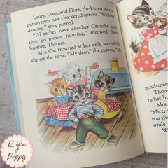 ヴィンテージ 絵本『Storybook for Little Tots』洋書  古書 レトロなアニマルイラストたっぷり♪ ジャンクジャーナル おすそ分けファイル 雑記帳 素材