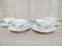 深川製磁 カップ＆ソーサー 葡萄 4客セット