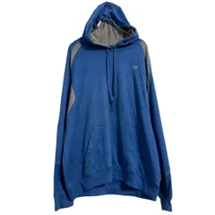 New Balance ロゴジャージ パーカー XL ブルー ニューバランス スポーツ プルオーバー ビッグサイズ 古着卸 アメリカ仕入 a703-5447