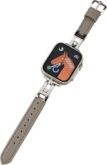 【在庫処分】[Briever]コンパチブル Apple Watch バンド 本革 レディース おしゃれ アップルウォッチバンド Ultra2/Ultra/Series10/ 9/8/7/6/5/4/3/2/1/SE 交換ベルト 柔らかい レザー ステン