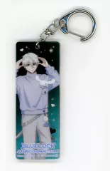 【中古】キーホルダー 凪誠士郎×シナモロール 「ブルーロック×サンリオキャラクターズ PremiumShop 第2弾 オーロラスティックキーホルダー」