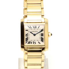 【楠本質店】カルティエ/Cartier　タンクフランセーズMM　Ref.W50003N2　K18　男女兼用　クオーツ　腕時計　新品仕上げ済み！