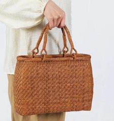 ぷーたろう様専用【美品】SEVEN TEN セブンテン ラタンベルトバッグ袋