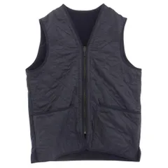 Barbour バブアー MLI0002 POLARQUILT WAISTCOAT/ZIP IN LINER ポーラテック キルティング ウエストコート フリース ベスト ネイビー系 M【中古】のサムネイル
