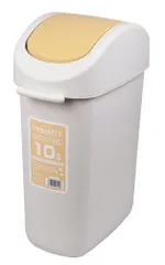 【人気商品】パール金属 ゴミ箱 ふた付き ペール 10L ベージュ アーバニティ スイング 日本製 H-2250