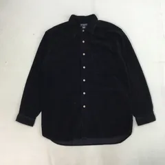 ■ GUESS USA ゲス ユーエスエー 長袖シャツ ブラック サイズ L メンズ コーデュロイ 胸ポケット トップス コットン ボタン  0.48kg
