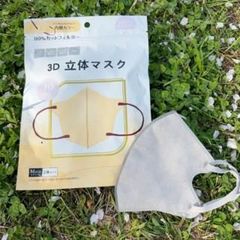 3D立体マスク　10袋　1袋10枚入り　グレー　不織布マスク　血色マスク