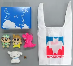 【中古】雑貨 [単品] 集合 クレヨンしんちゃんグッズセット 「Switchソフト クレヨンしんちゃん 『オラと博士の夏休み』～おわらない七日間の旅～ アマゾン限定版」 同梱特典