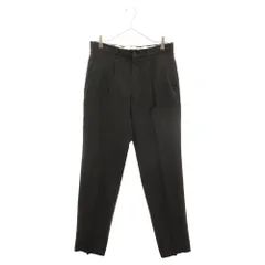 COMME des GARCONS HOMME DEUX (コムデギャルソン オムドゥ) 20SS TUCK POLYESTER PANTS 1タックポリエステルロングパンツ ブラック DE-P058のサムネイル