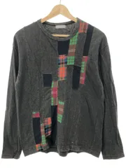 COMME des GARCONS HOMME コムデギャルソンオム 2001AW パッチワークロングスリーブカットソー チャコール HC-T016のサムネイル
