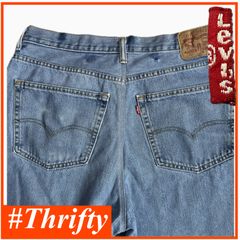 送料無料 即決★リーバイス 550★ W50 超ビッグサイズ テーパード デニム メンズ Levi's アメカジ  ジーンズ 赤タブ ストリート p240412