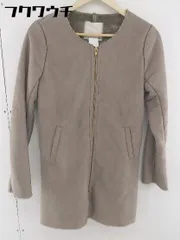 ◇ Sonny Label サニーレーベル 裏地 ファー ジップアップ 長袖 コート サイズ 38 ベージュ レディース  【中古】 【1107080009707】