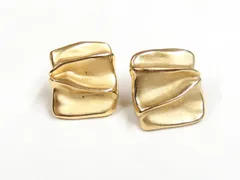 AVON エイボン スクエア ゴールドカラー イヤリング ヴィンテージ