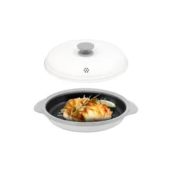 シービージャパン 電子レンジ調理器具 電子レンジで焼き目が付けられる [ 炒める 茹でる 焼く 煮る 蒸す 炊く がこれ1つ ] 食器洗浄機対応 レシピ付き レンジグリル copanのサムネイル