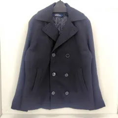 05w15085 ポロ・ラルフローレン POLO RALPH LAUREN  ピーコート  ブラック  サイズL  香港製 メンズ  コットン  【中古品】