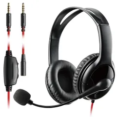 新品 ボリューム調整 3.5mm ミュート 4極 】 フレキシブルアーム Switch対応 両耳 PS4 1.5m延長ケーブル付 PS5 【 1.0m 有線 ブラック ゲーミングヘッドセット HS-GM02STBK エレコム