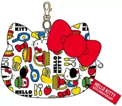 【中古】財布・パスケース ハローキティ(カラフル) 50THシリーズ フェイスパスケース 「サンリオキャラクターズ」