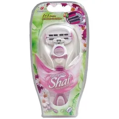 【 新品 未開封 】 ドルコ Shai3+3 ホルダー(3+3枚刃女性用カミソリ)本体+替刃1個入 未使用 送料無料のサムネイル