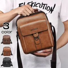 バッグ メンズ レザーバッグ ショルダーバッグ ビジネスバッグ  2way おしゃれ メンズバッグ 縦型 斜め掛け 肩掛け 通勤 大容量 多機能  新生活 一部当日発送 lns27