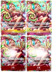ONE PIECE CARD GAME 孔雀 SRパラレル 4枚