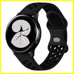 【特価商品】[AGUPERFIT] 時計バンド 20mm 22mm クイックリリースベルト 柔らかい軽さ通気性が良のシリコンスポーツストラップ 腕時計とスマートウォッチ 替えバンド (22mm L ブラック/ブラック)