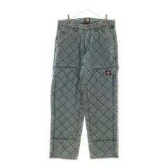 SUPREME (シュプリーム) 21AW ×Dickies Quilted Double Knee Painter Pant ディッキーズ キルテッド ダブルニー ペインターパンツ インディゴ