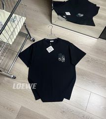 新品 L‍O‍E‍W‍E‍‍　Tシャツ 半袖 男女兼用 loewe Tシャツ メンズ  カルシファーポケットTシャツ  XS-L　ブラック ホワイト