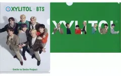 【中古】クリアファイル BTS(防弾少年団) オリジナルクリアファイル2枚セット 「XYLITOL×BTS(防弾少年団) Smile to Smile キャンペーン第一弾」 対象商品購入抽選景品