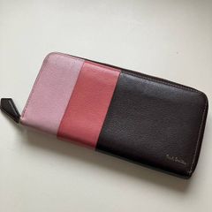 新品未使用】ReLEATHeR ロングウォレット 長財布 パッチワークベージュ 