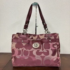 Kawaii Shop様専用【良品】COACH シグネチャー ハンドバッグ トートバッグ ターンロック