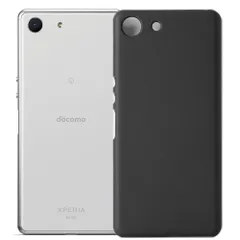 Xperia Ace ケース SO-02L エクスペリアace エース  耐衝撃 シンプル さらさら ハード ケース 【Color】 ブラックのサムネイル