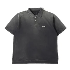 美品 visvim ビズビム ポロシャツ サイズ:3 23SS ダメージ加工 コットン 鹿の子 半袖ポロシャツ JUMBO WELLER S/S DMGD ブラック 黒 日本製 トップス【メンズ】のサムネイル