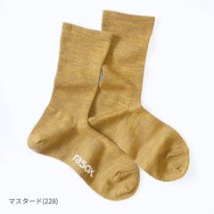rasox ラソックス メリノ・ベーシッククルー BA222CR01 靴下 ソックス メリノウール ユニセックス レディース メンズ 新品 国内正規品 日本製 【サイズ / M：24-26cm】