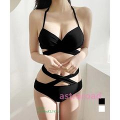 ビキニ ホルターネック水着韓国風                                  vii4w812423