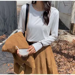 カットソー レディース 体型カバー Uネック 長袖 インナー チュールトップス シアートップス 無地 eh063zrzrw9