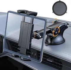 【在庫処分】OHLPRO タブレットホルダー 車載 タブレットスタンド スマホホルダー 吸盤式 広い可動域 【5.4-10.5インチ】iPad/galaxy tab/Kindle、iPhone＆Androiｄなど機種に対応のサムネイル