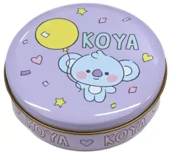 【中古】小物入れ・マルチケース・缶ケース KOYA(アールエム) ミニ丸缶ケース BT21 Petit Can(プチキャン2)付属品