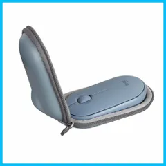 【在庫セール】/M355専用収納ケース-Hermitshell(ケースのみ) M350GR Pebble マウス (ブルー) 無線 ワイヤレスマウス ロジクール