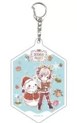 【中古】雑貨 セイヤ 「アクリルキーホルダー 白猫プロジェクト 04.クリスマスver. グラフアートデザイン」