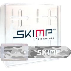 SKIMP プリントベルト メンズ レディース 長さ約140cm 幅約3.4cm【アーミーグレー（迷彩グレー）】