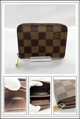 ルイ ヴィトン LOUIS VUITTON  ジッピーコインパース コインケース 財布  N63070 ※ファスナースレ 変色あり M-1491