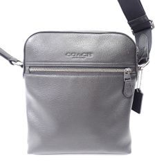 Ft624791 コーチ ショルダーバッグ ヒューストン フライト 4011 ブラック メンズ COACH 中古