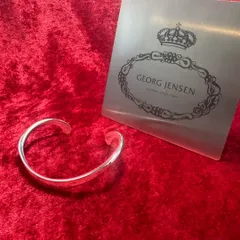 美品バングル21.3g ♯10A ジョージジェンセン/  Georg Jensen GEORG JENSEN ジョージ ジェンセン バングル MERCY OPEN
