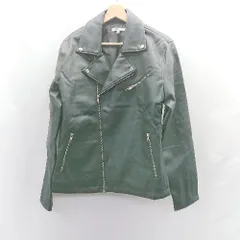 ◇ ⊂ Nylaus ナイラス オーバーサイズ 長袖 ライダースジャケット サイズL ブラック レディース E  【1501230041942】